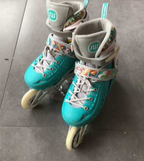 二手新手轮滑鞋5码可调成色如图 品牌型号 ...