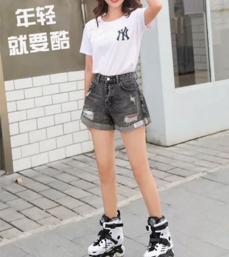 轮滑鞋成年男女溜冰鞋成人直排滑轮鞋花式平花...