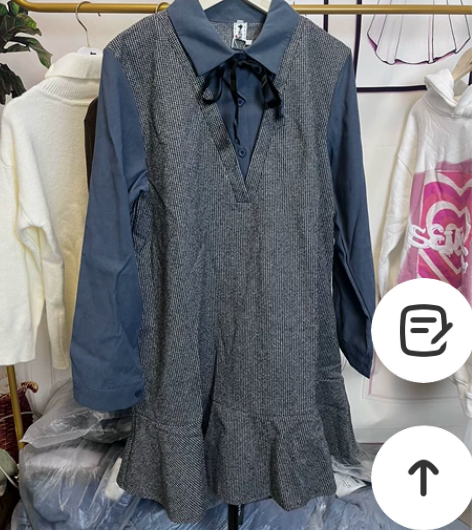 【19.9一件】全新春秋新款一裙一衣设计感...