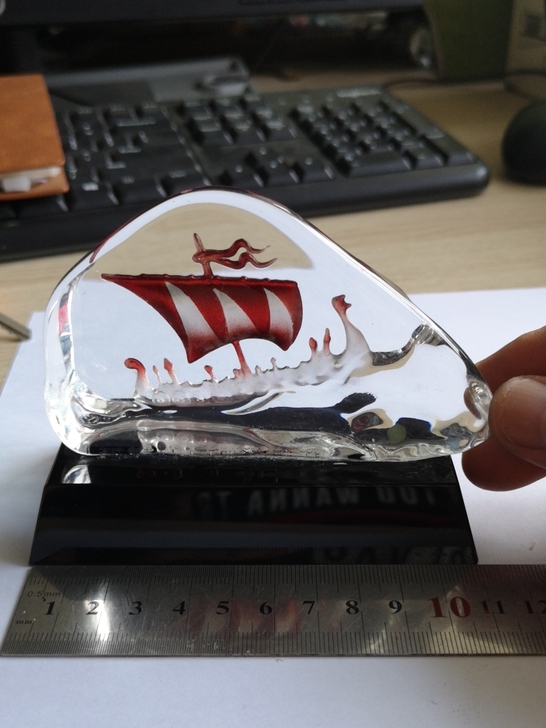 水晶摆件九九新，一个70元！包邮，不退换！...