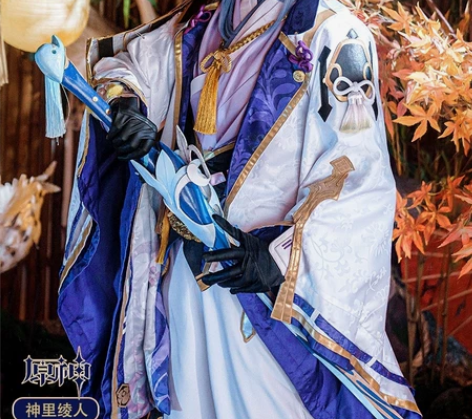 〖预售〗次元依 神里绫人cos 衣服s码+...