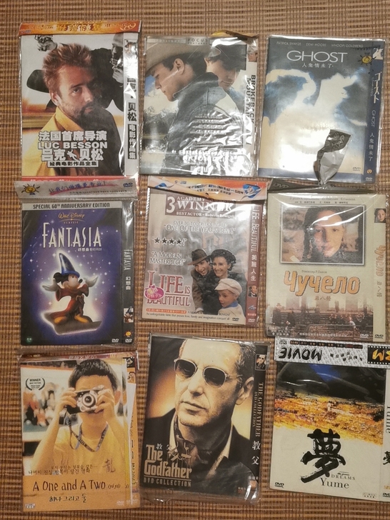 经典影片dvd！十元一张，十张包邮！
