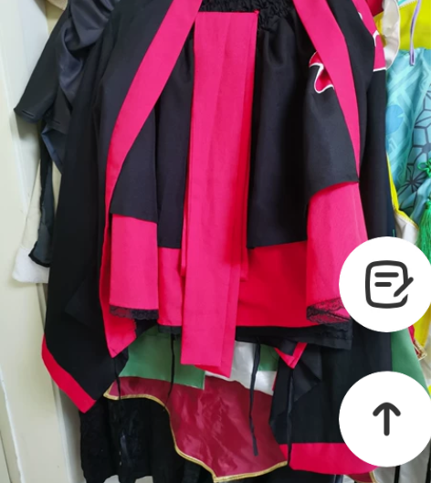 晓组织女装洛丽塔和服XL码 穿过两次，仅衣服