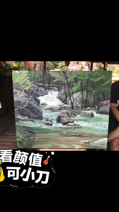 油画太行山写生作品,50X60。哈尔滨当地...