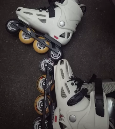 LABEDA初学直排轮滑，38码偏小，带护...