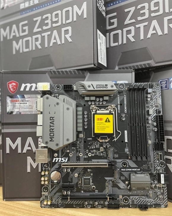 全新微星z390m mortar迫击炮ma...