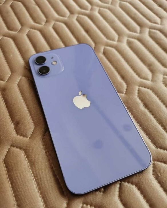 苹果12 紫色 128g手机原装正品无锁i...