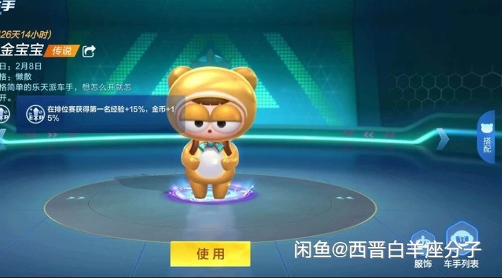 跑跑卡丁车黄金宝宝