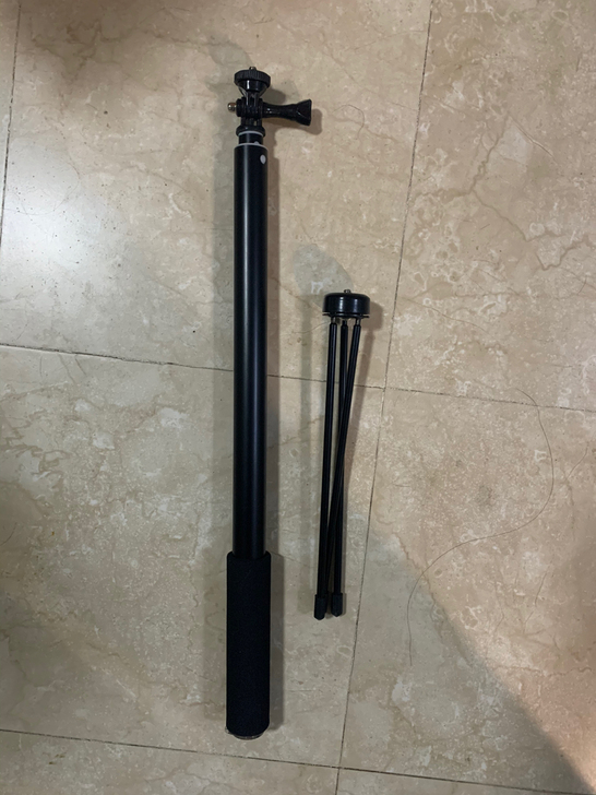 适用gopro7/8自拍杆山狗小蚁大疆运动...