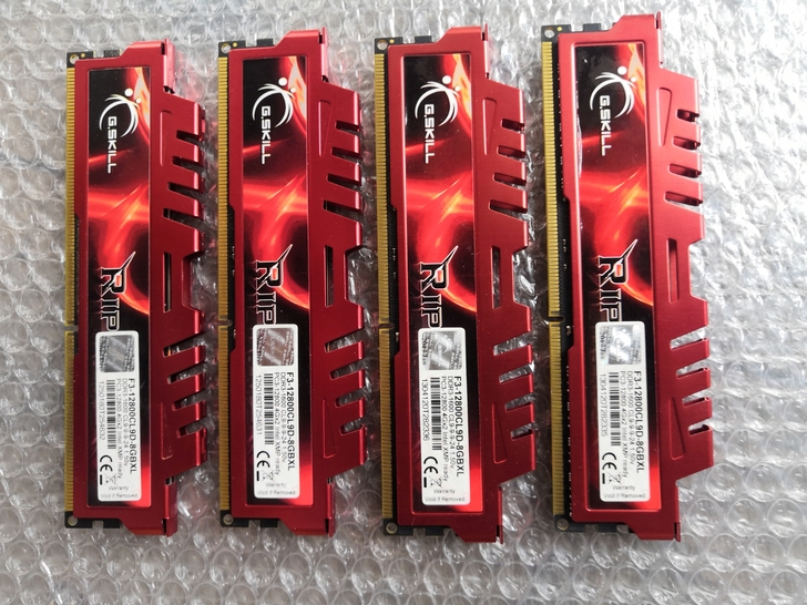 芝奇 大钢牙 ddr3 4g 1600内存...