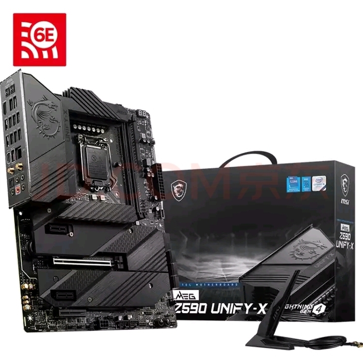 微星 Z590 UNIFY-X暗影电脑主板...