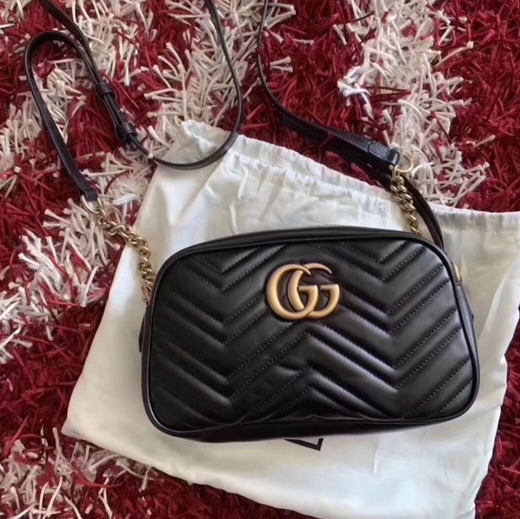 欧洲代购 古奇gucci女包斜挎包链条古驰...