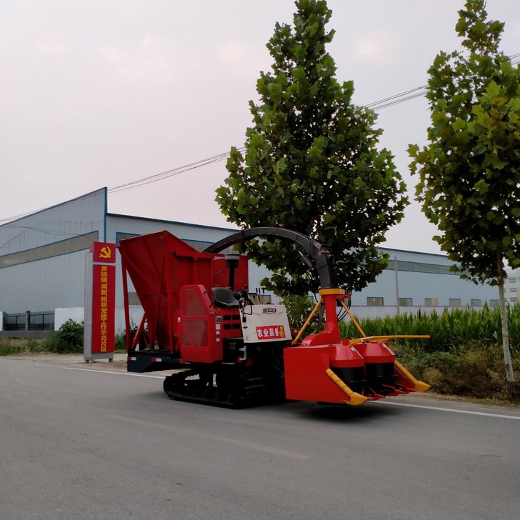 全新独立圆盘割台青储机 玉米秸秆粉碎收割机...