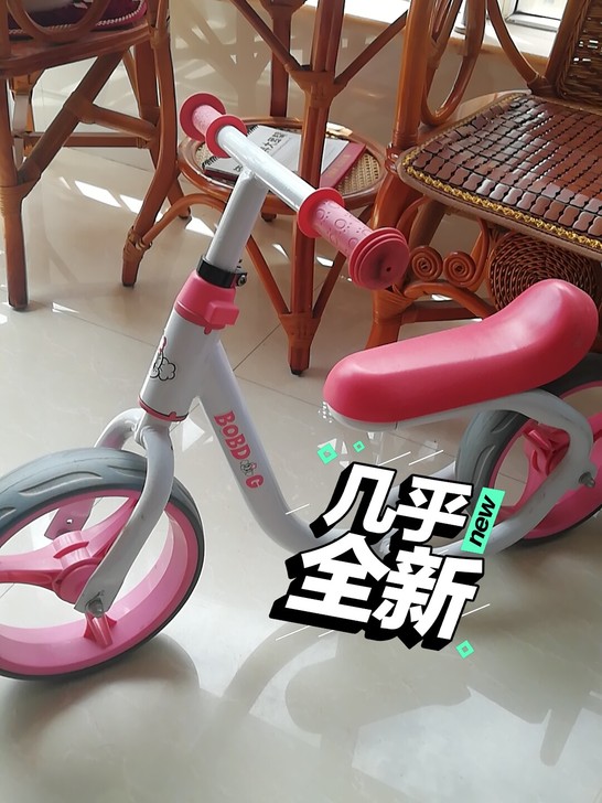 在北国超市，花300元买的巴布豆的平衡车，...