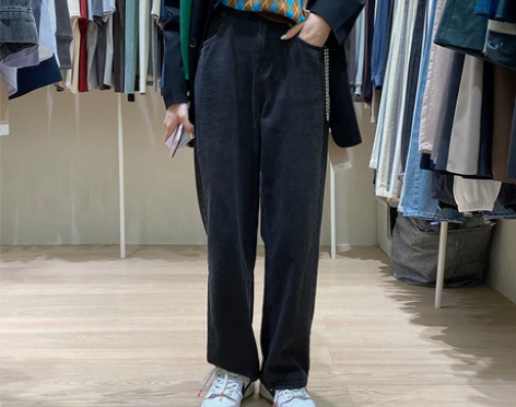 牛仔裤女2021年新款高腰显瘦别致设计感小...