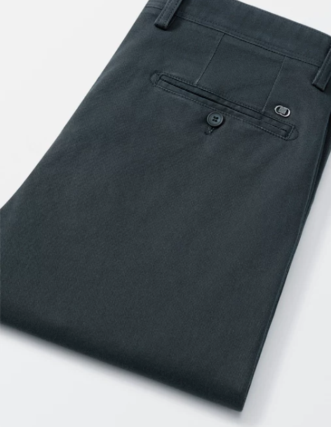 TOI高端宽松休闲裤男士秋季新款轻商务中腰...