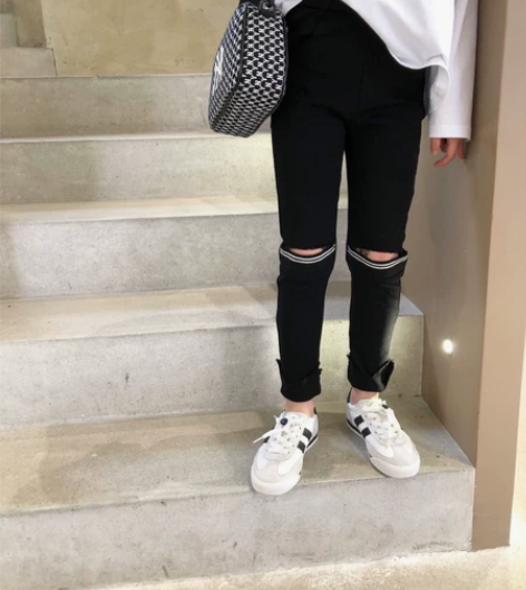 美妞之城女童裤子春夏款童装儿童铅笔裤弹力中...