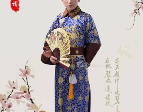 中国风古装雪纺女汉服古筝演出服仙气齐腰襦裙...