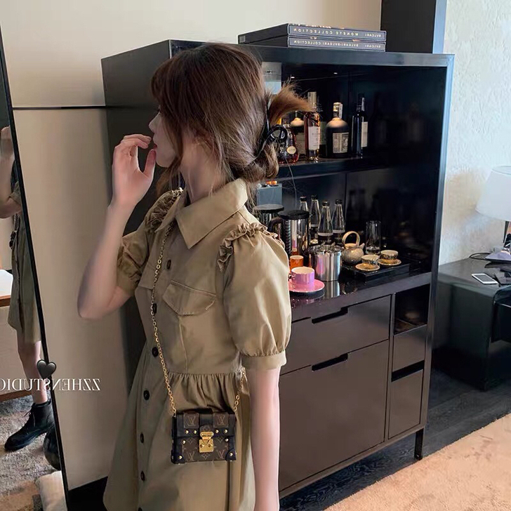 甜酷工装连衣裙m码