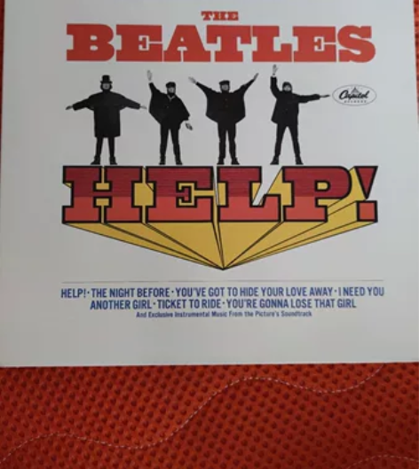 披头士Beatles专辑help黑胶唱片美...