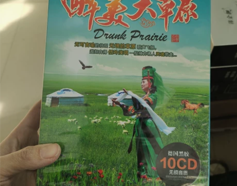 最美大草原草原歌曲碟片黑胶音乐车载音乐cd...