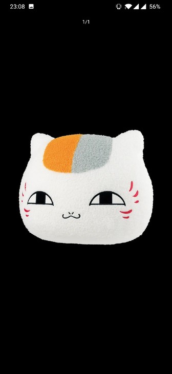 夏目友人帐 猫老师超大脸造型毛绒 周边BA...