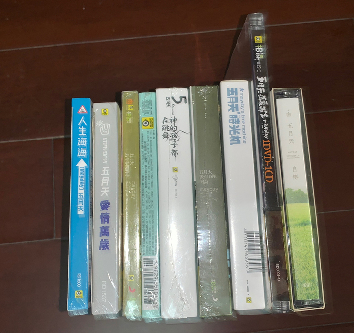 五月天 专辑 台版 全新未拆 几年前台湾看...