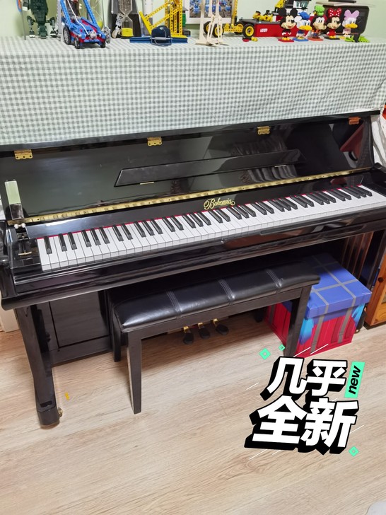 波西米亚钢琴，九成新，给孩子买的新琴，孩子...