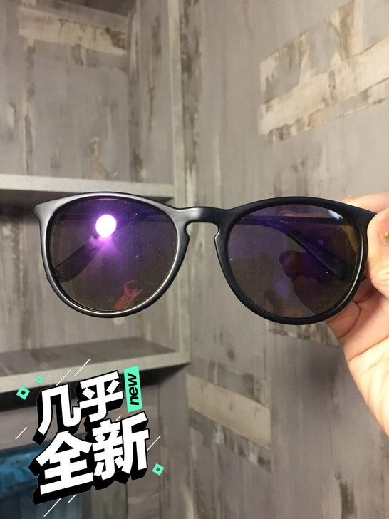 新款太阳镜圆脸女士墨镜 镜架材质：板材 镜...