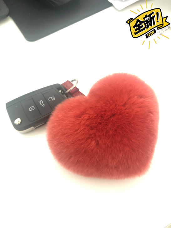 水貂毛可爱挂件，濑兔毛可爱挂件，皮草挂件挂...