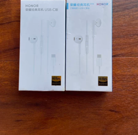 荣耀原装耳机,型号AM33,type-c接...