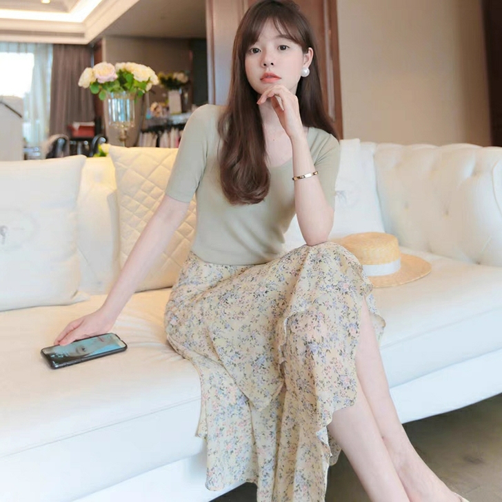 ontmoet.mooie 裙子中长款女2...