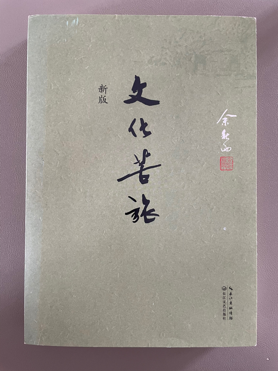1余秋雨老师的《文化苦旅》