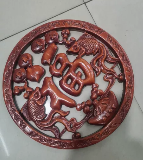 香梓木雕，尺寸28公分 感兴趣的话点“我想...