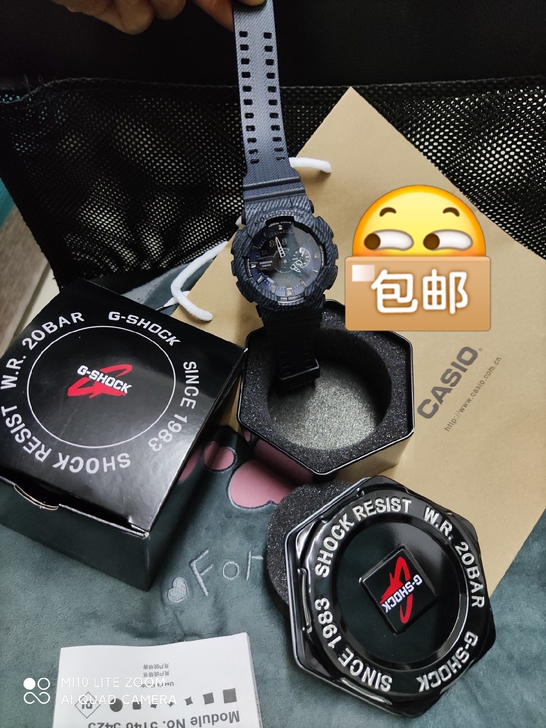 卡西欧运动手表，全新无拆动，黑色外表，大气...