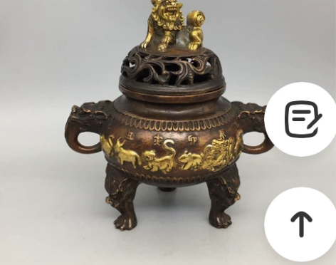 【关注即享粉丝价】古玩铜器收藏纯铜十二生肖...