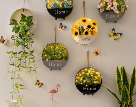 【疫情原因，全部包邮清仓】墙壁装饰花篮 北...