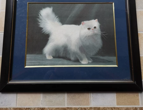 百分百的苏绣画 由于搬家换房，原家中挂的画...