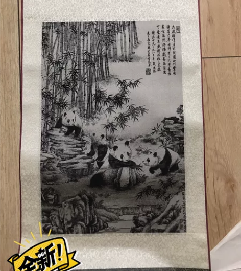 可爱好看的熊猫刺绣画！ 审美满分工艺精湛 ...