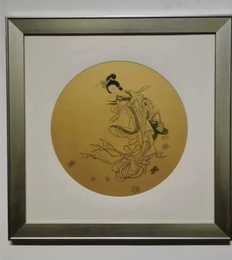 全新仕女图国画人物工笔画仿古画卧室客厅成品...