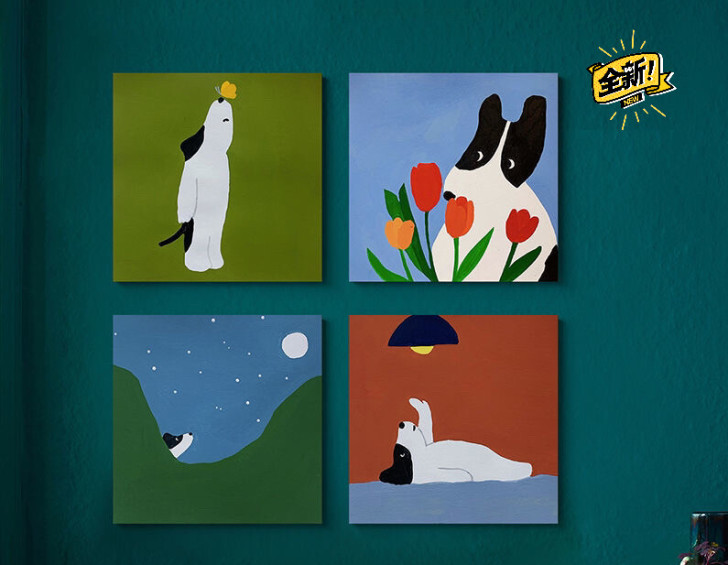 【全新特价包邮】ins北欧风装饰画墙壁挂画...