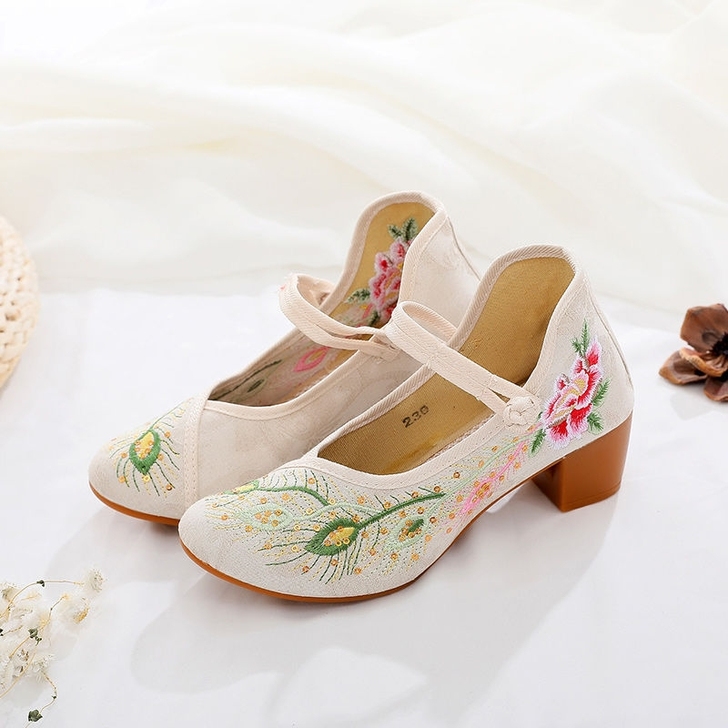 老北京布鞋古风绣花鞋汉服单鞋【断码清货】