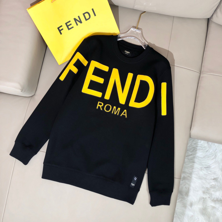 正品FENDI/芬迪男士秋款休闲卫衣