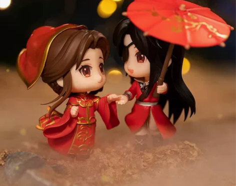 出擎苍天官赐福谢怜花城与君悦逢Q版手办 全...