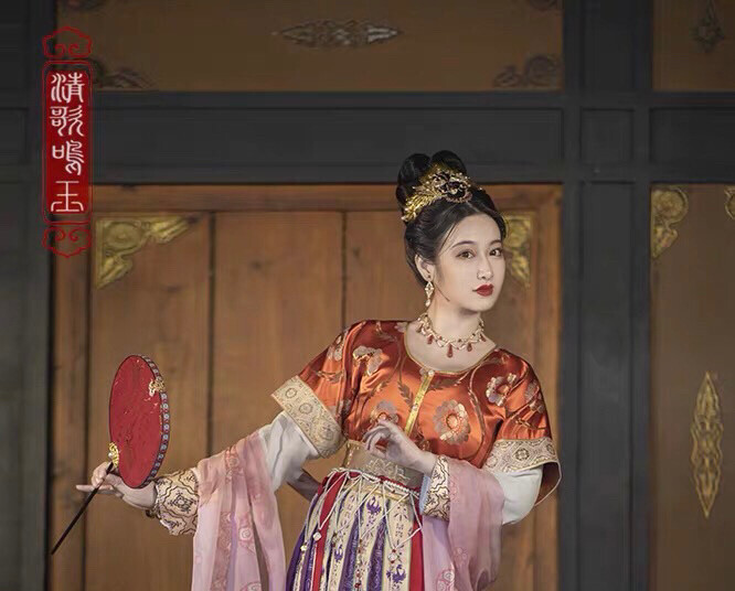 清歌鸣玉 橘色半臂【出】清歌鸣玉M
