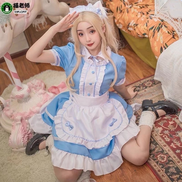猫老师家女仆装cos服全套