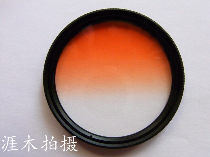 52mm橙色渐变镜