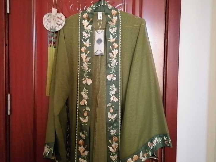 不系舟m码绿色汉服