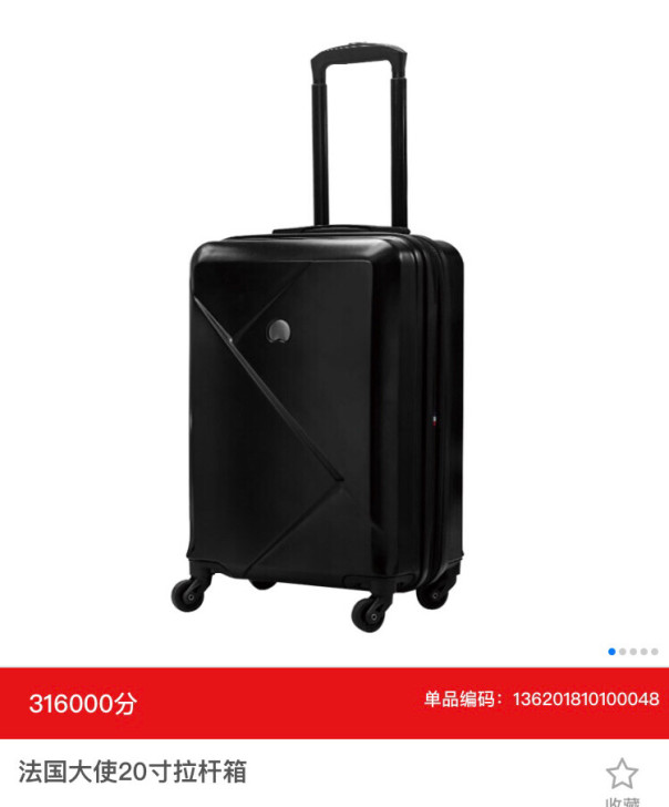 【银行直邮】法国大使20寸拉杆箱