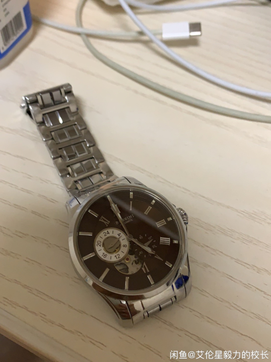 Rossini男双子星机械表，从专柜购买，...